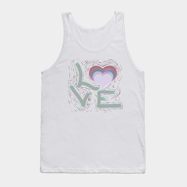 Pride Bi Love Bisexual Heart Lgbtq Tank Top by Luca loves Lili